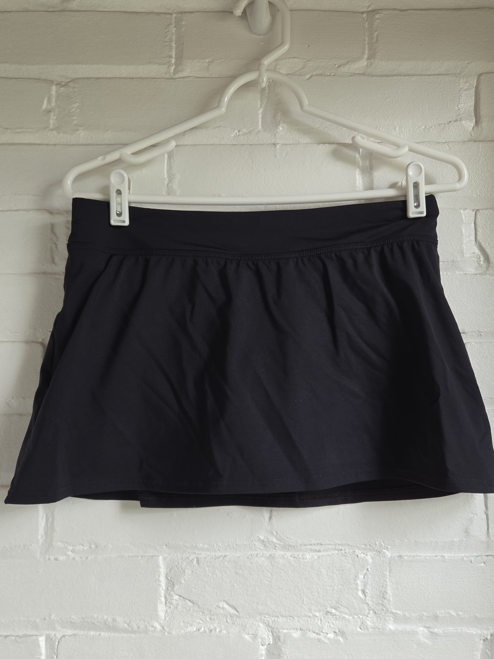 Lands End Swim Skirt Skort Black Size 4P Petite